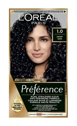 De Online Drogist L'Oréal Paris Préférence - 1.0 Zwart aanbieding