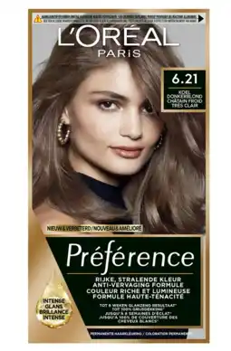De Online Drogist L'Oréal Paris Préférence - 6.21 Koel Donkerblond aanbieding