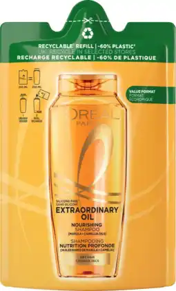 De Online Drogist Elvive Extraordinary Oil Shampoo Refill aanbieding