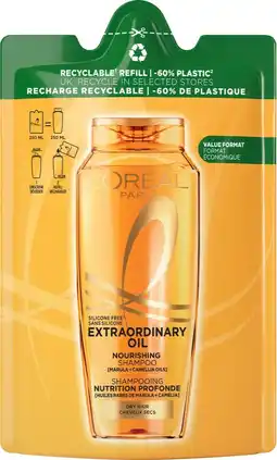 De Online Drogist Elvive Extraordinary Oil Shampoo Refill aanbieding