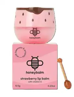 De Online Drogist Honeybalm Lipbalm SPF25 Strawberry aanbieding