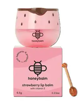 De Online Drogist Honeybalm Lipbalm SPF25 Strawberry aanbieding