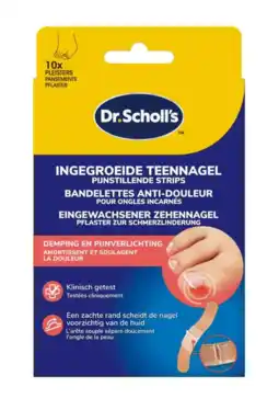 De Online Drogist Dr.Scholl's Ingegroeide Teennagel Pijnstillende Strips aanbieding