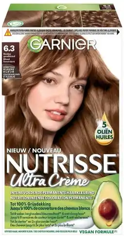 De Online Drogist Garnier Nutrisse Ultra Crème 6.3 Donker Goudblond aanbieding