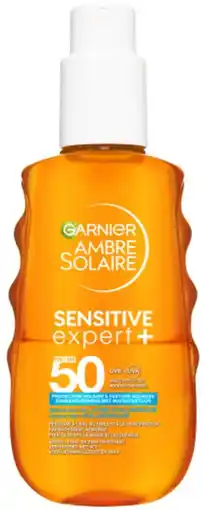 De Online Drogist Garnier Ambre Solaire Sensitive Expert SPF50 Zonbescherming aanbieding