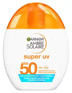 De Online Drogist Garnier Ambre Solaire Super UV SPF50 Fluide aanbieding