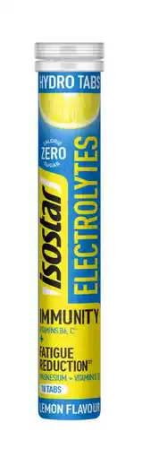 De Online Drogist Isostar Electrolytes Hydro Tabs Lemon Bruistabletten aanbieding