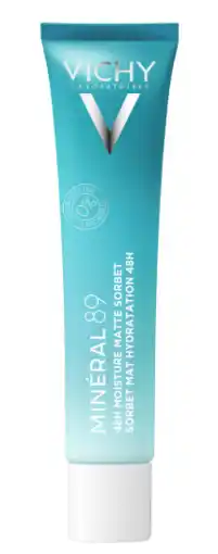 De Online Drogist Vichy Minéral 89 48H Moisture Matte Sorbet Hydraterende Gel aanbieding