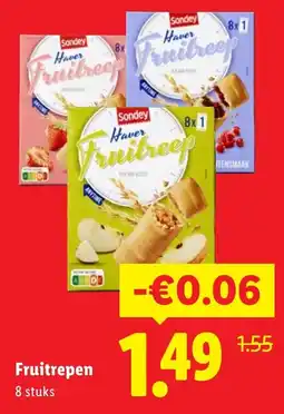 Lidl Fruitrepen aanbieding