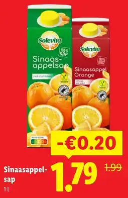 Lidl Sinaasappelsap aanbieding