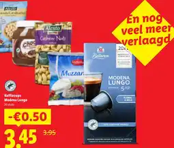 Lidl Koffiecups Modena Lungo aanbieding
