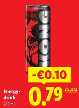 Lidl Energy drink aanbieding