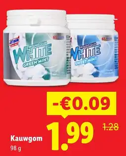 Lidl Kauwgom aanbieding