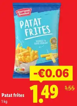 Lidl Patat frites aanbieding
