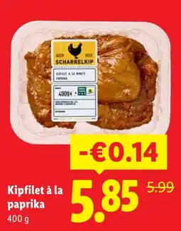 Lidl Kipfilet à la paprika aanbieding