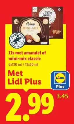 Lidl IJs met amandel of mini-mix classic aanbieding