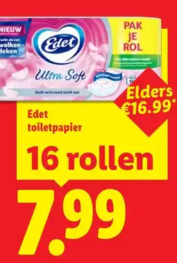 Lidl Edet toiletpapier aanbieding