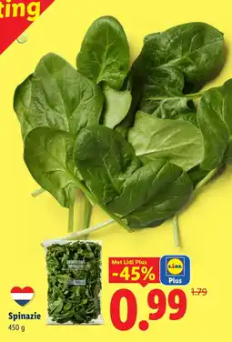 Lidl Spinazie aanbieding