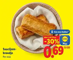 Lidl Saucijzen broodje aanbieding
