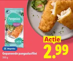 Lidl Gepaneerde pangasiusfilet aanbieding