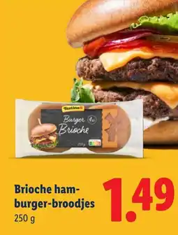 Lidl Brioche hamburger broodjes aanbieding