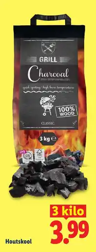 Lidl Houtskool aanbieding