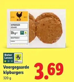 Lidl Voorgegaarde kipburgers aanbieding