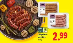 Lidl Chipolataworstjes aanbieding