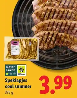 Lidl Speklapjes cool summer aanbieding