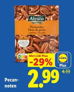 Lidl Pecannoten aanbieding