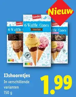Lidl IJshoorntjes aanbieding