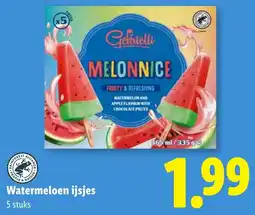 Lidl Watermeloen ijsjes aanbieding