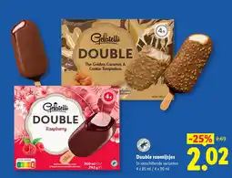 Lidl Double roomijsjes aanbieding