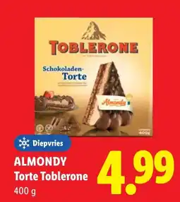 Lidl Almondy Torte Toblerone aanbieding