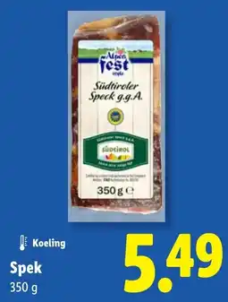 Lidl Spek aanbieding