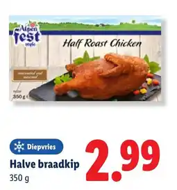 Lidl Halve braadkip aanbieding