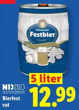 Lidl Bierfest vat aanbieding