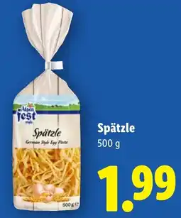 Lidl Spätzle aanbieding