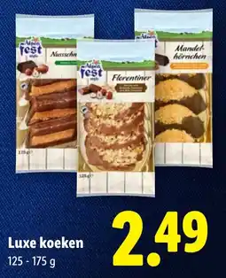 Lidl Luxe koeken aanbieding