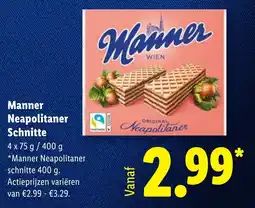 Lidl Manner Neapolitaner Schnitte aanbieding