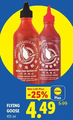 Lidl Flying goose aanbieding