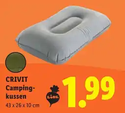 Lidl Crivit camping kussen aanbieding
