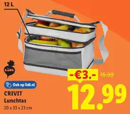 Lidl Crivit lunchtas aanbieding