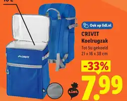 Lidl Crivit koelrugzak aanbieding