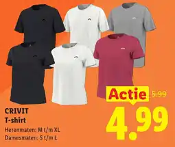 Lidl Crivit t-shirt aanbieding