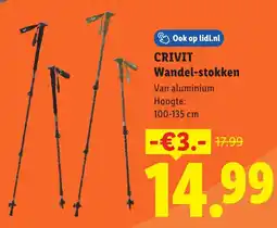 Lidl Crivit Wandel-stokken aanbieding