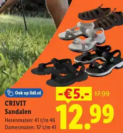 Lidl Crivit Sandalen aanbieding