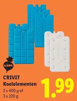 Lidl Crivit Koelelementen aanbieding
