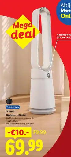 Lidl Tronic bladloze ventilator aanbieding