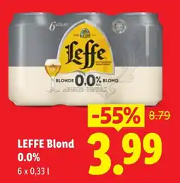 Lidl Leffe blond 0.0% aanbieding